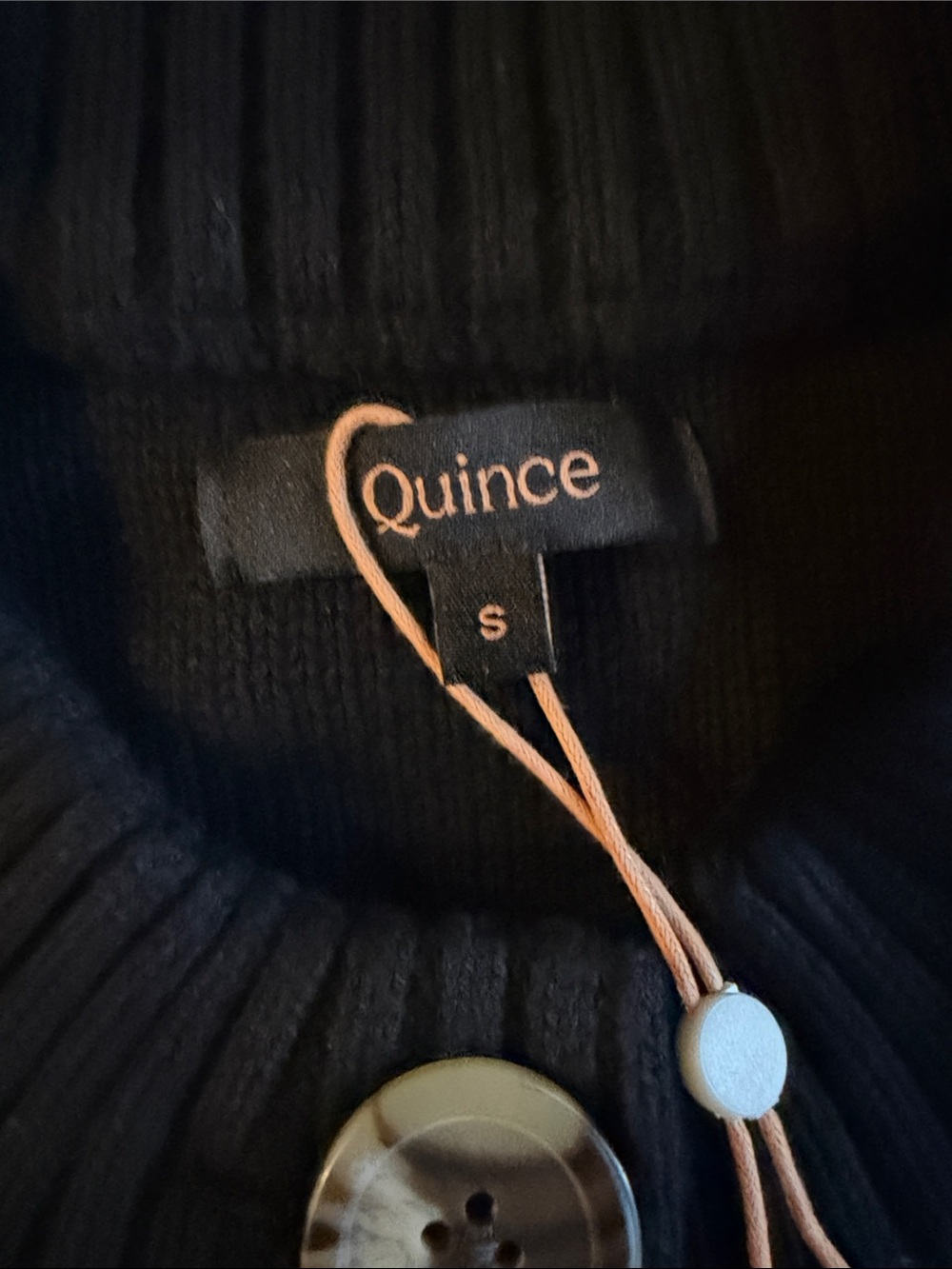 Quince 100% Organic Cotton Cropped Cardigan - Picture 3 of 4